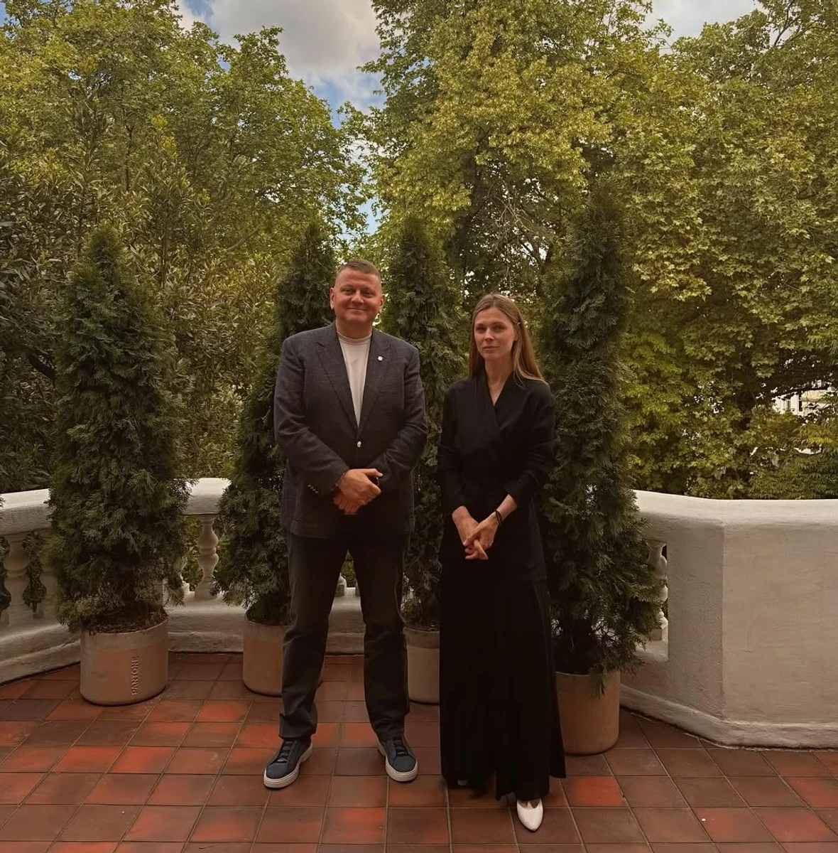 Оля Фреймут і Валерій Залужний зустрілися в Лондоні