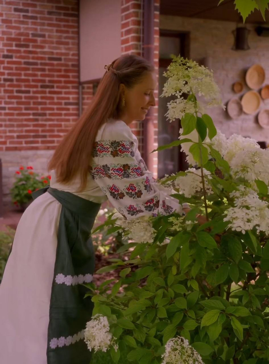 В якості прикрас зірка взяла гортензію