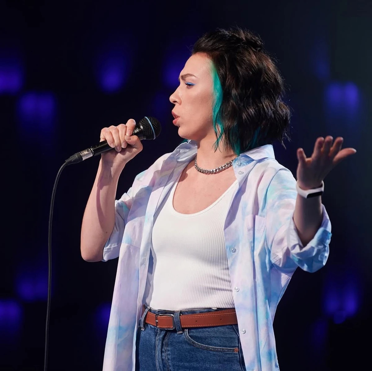 Настя Зухвала на концерті