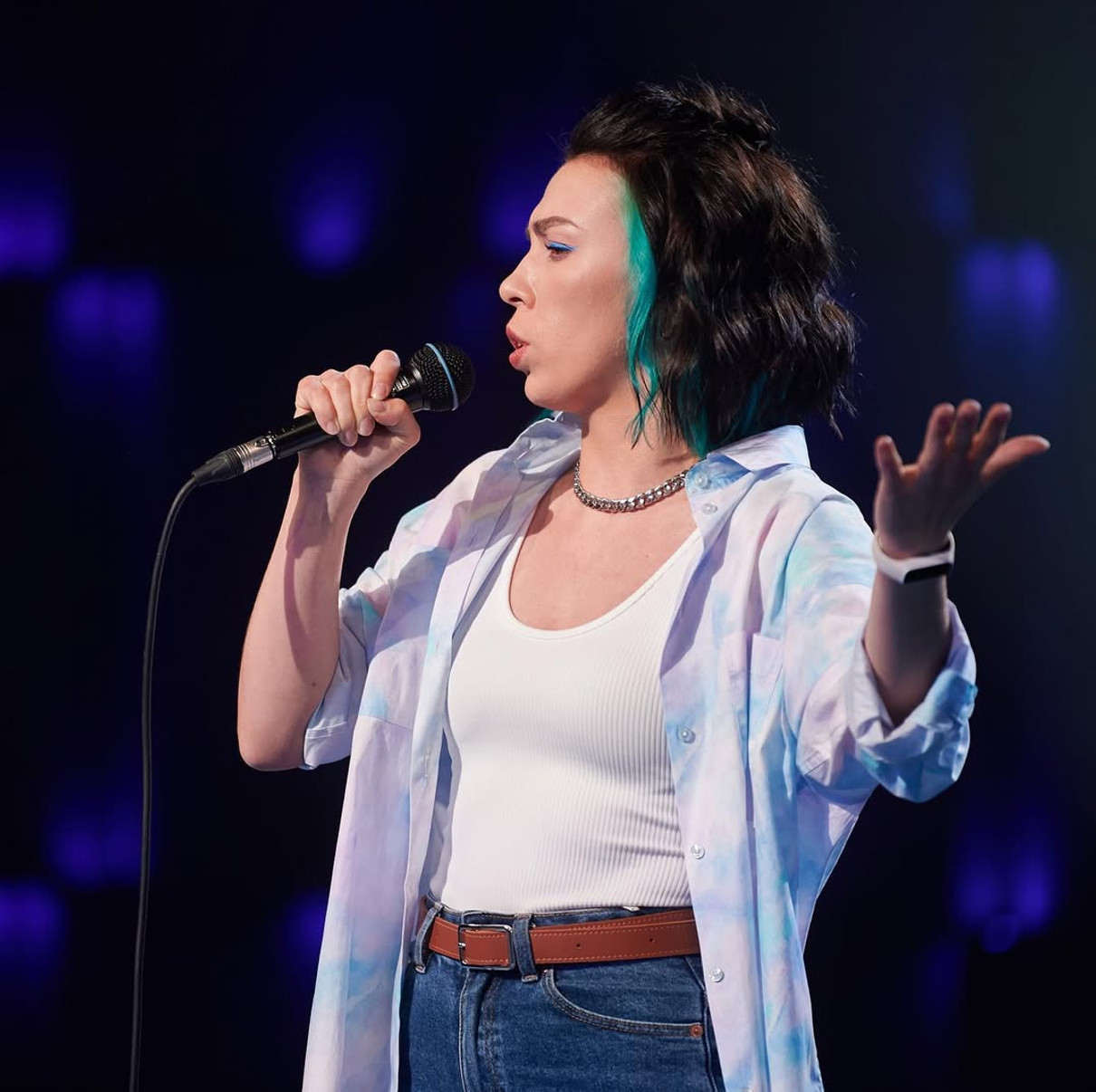 Настя Зухвала на концерті