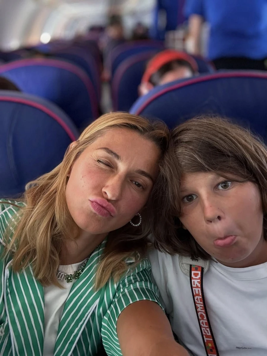 Тетяна Решетняк і її син