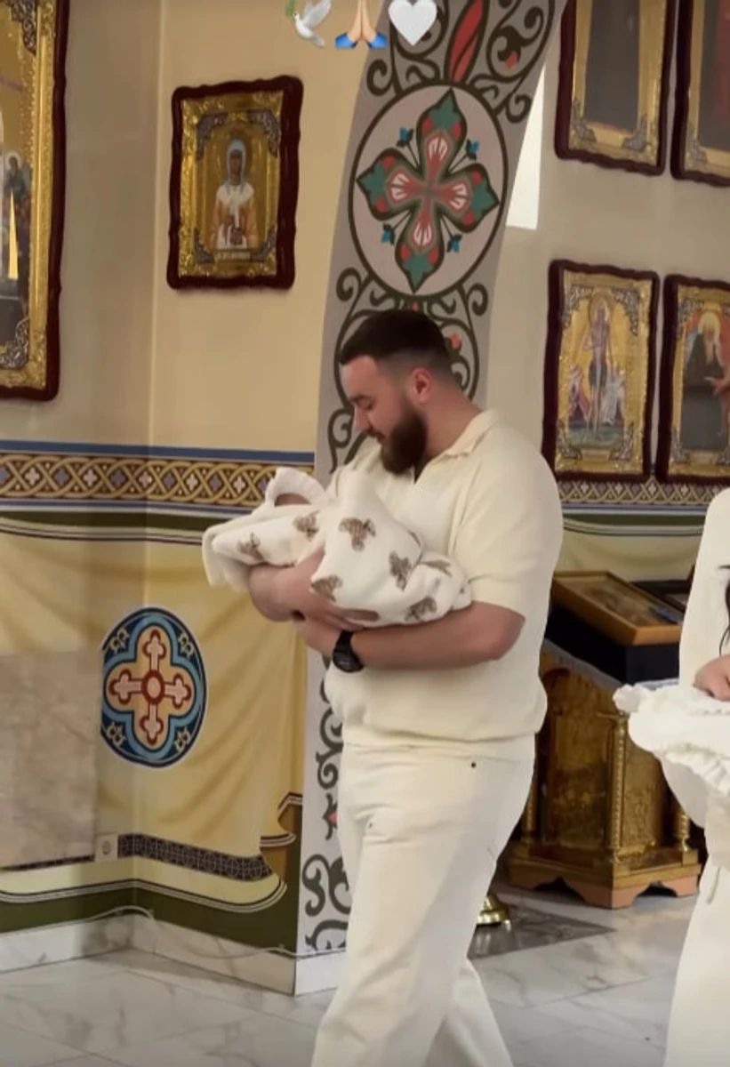 Марина Бех показала кадри з хрещення доньки