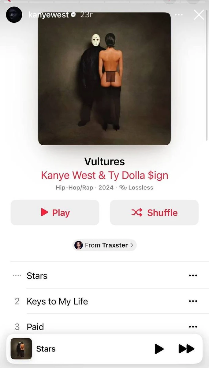 Перший варіант обкладинки нового альбому репера