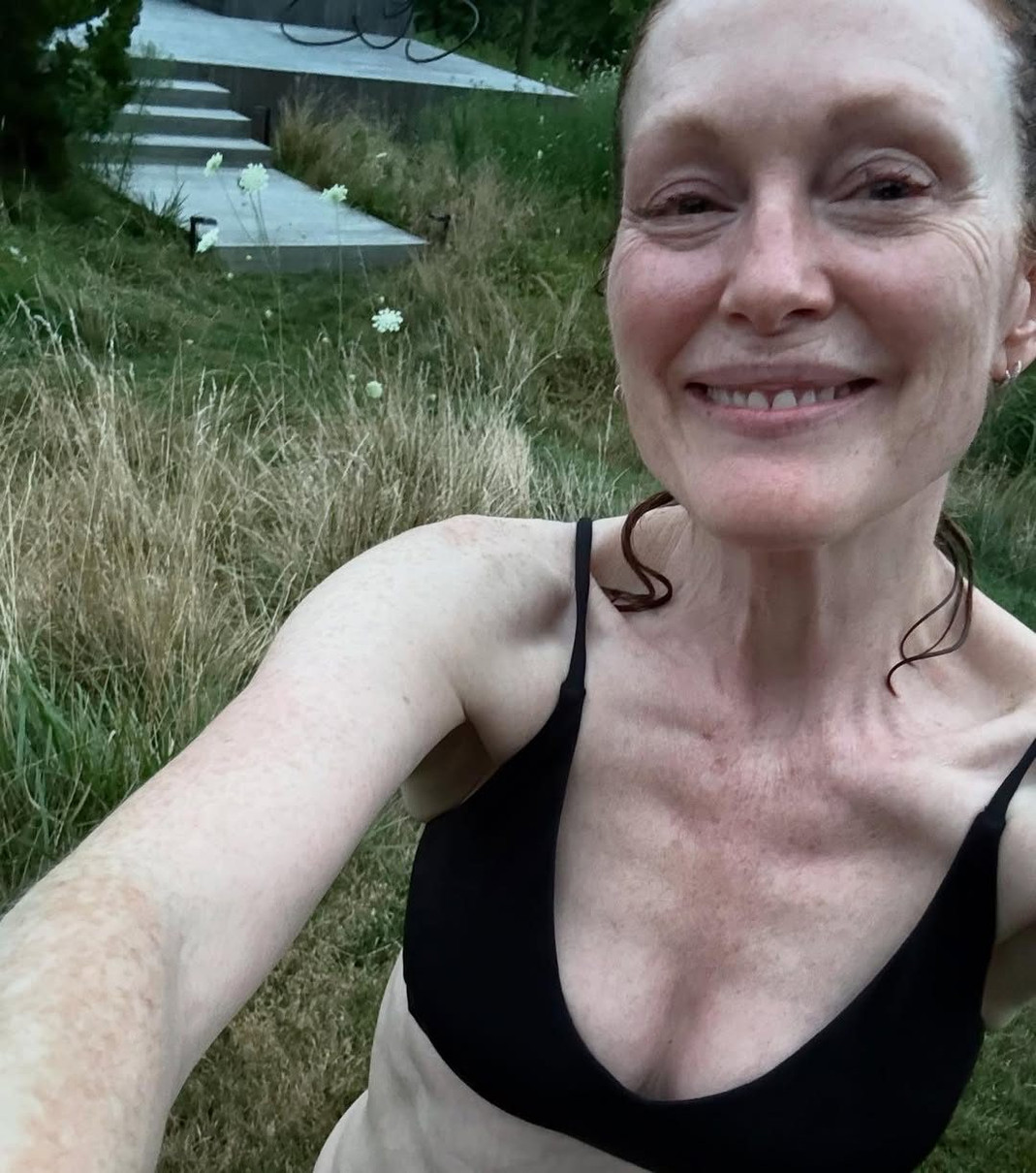 Джуліанна Мур без мейкапу