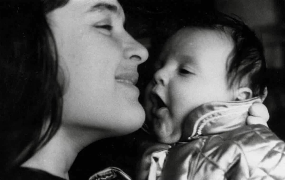 Ада Роговцева з маленьким сином