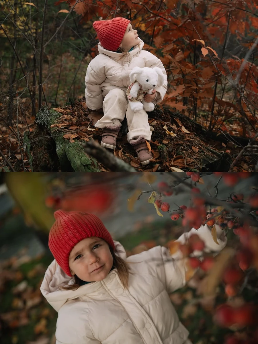 Світлана Тарабарова влаштувала осінню фотосесію для 2-річної дочки