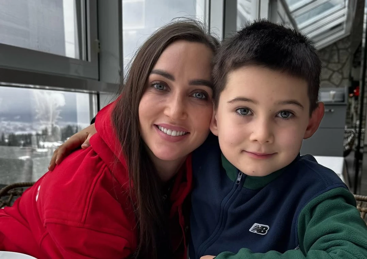Ганна Різатдінова і її син Роман