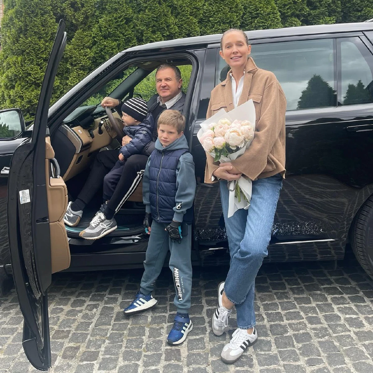 Тато все ж таки підстрахував малого