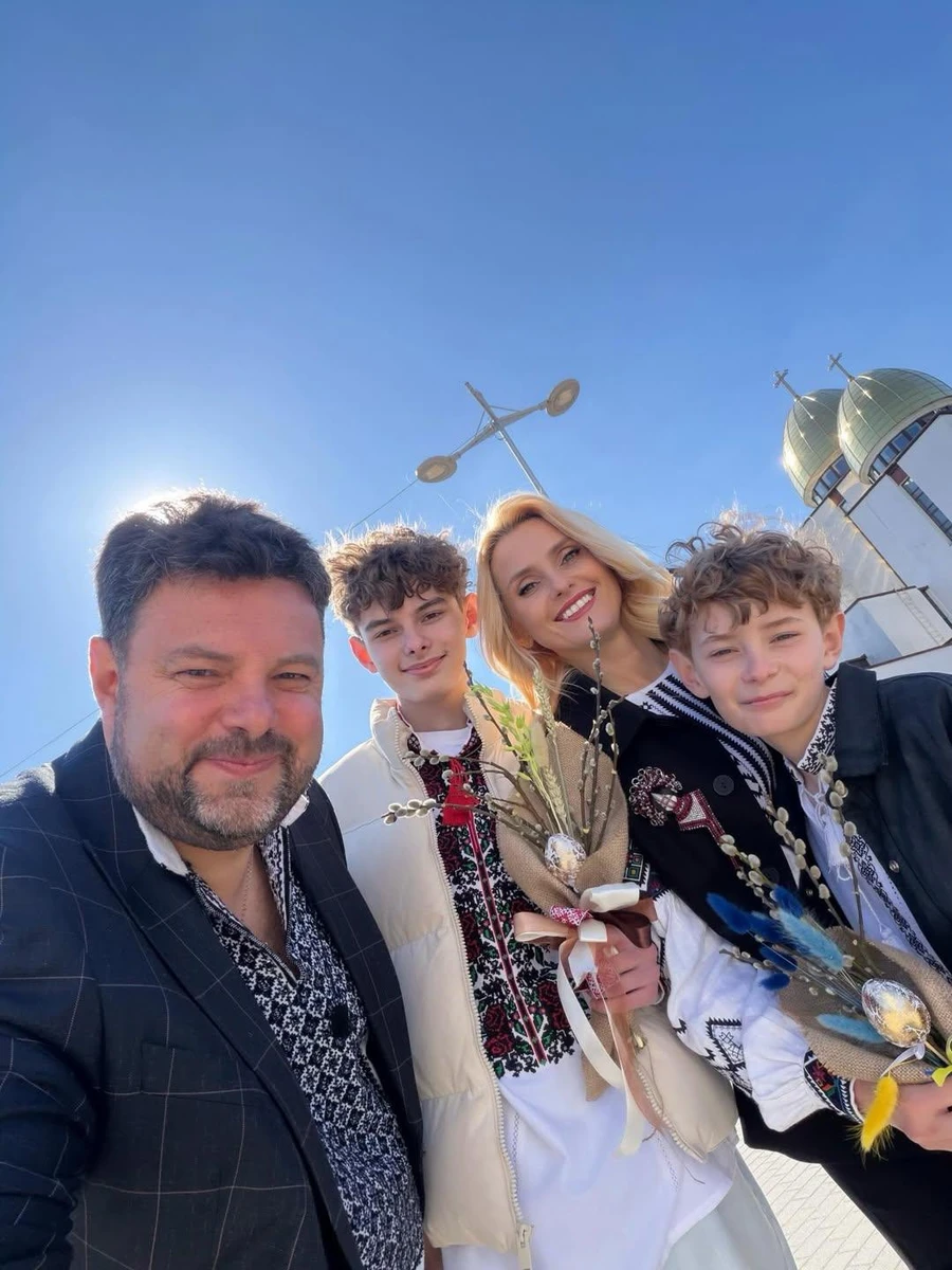 Ірина Федишин і її родина