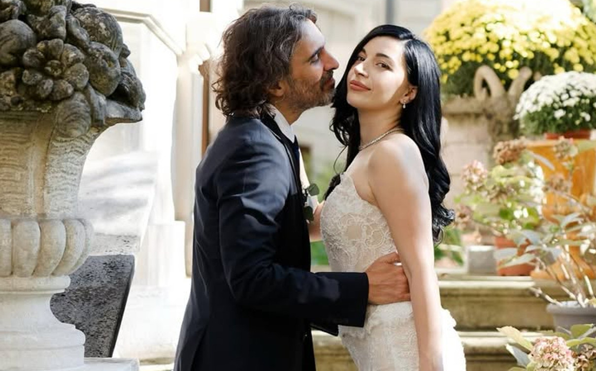 Син Софі Лорен зі своєю новоспеченою дружиною