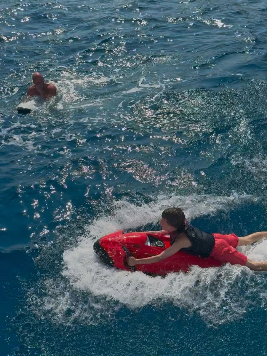 Джейсон Стейтем з сином