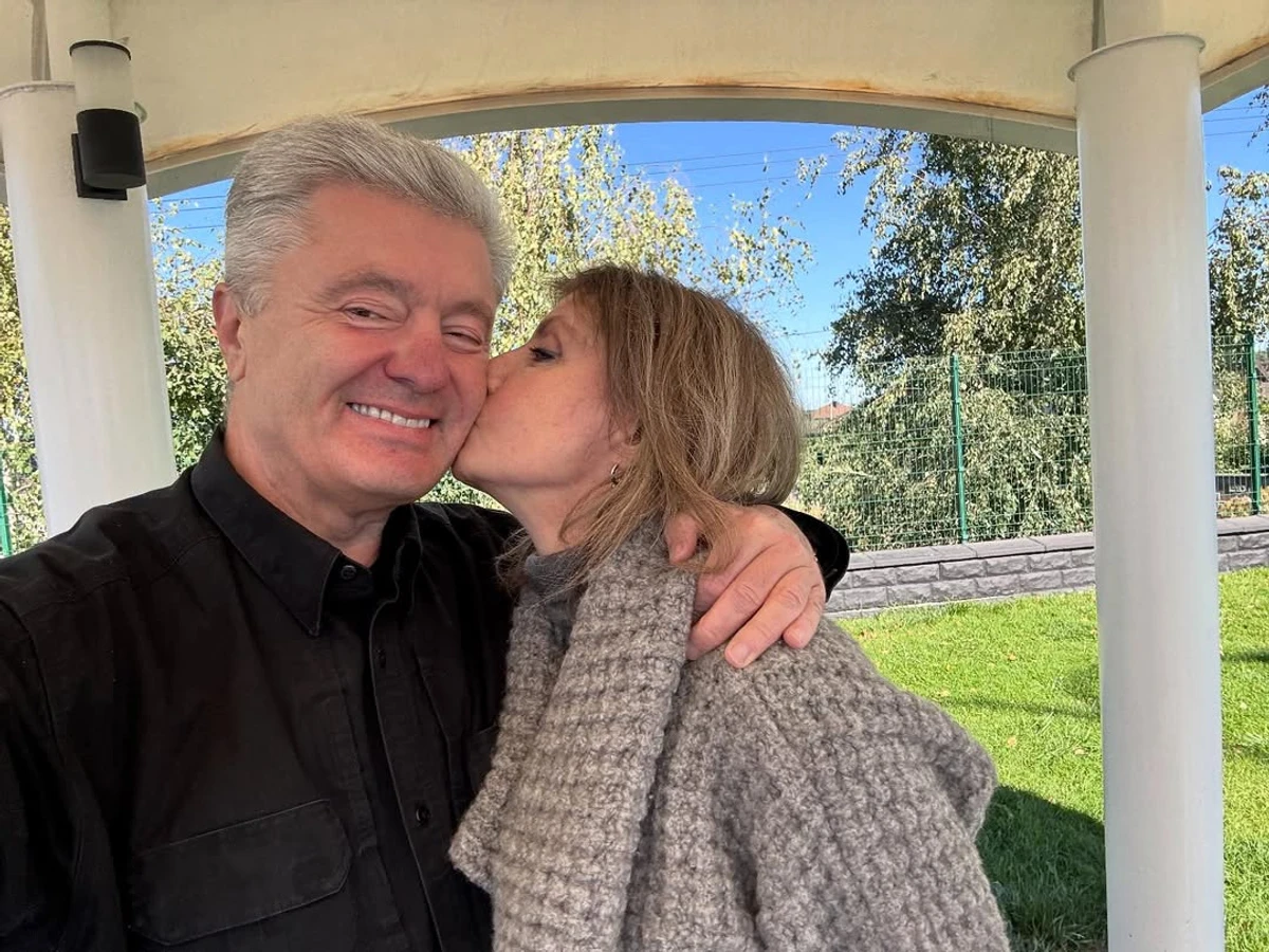 Петро Порошенко зі своєю дружиною Мариною