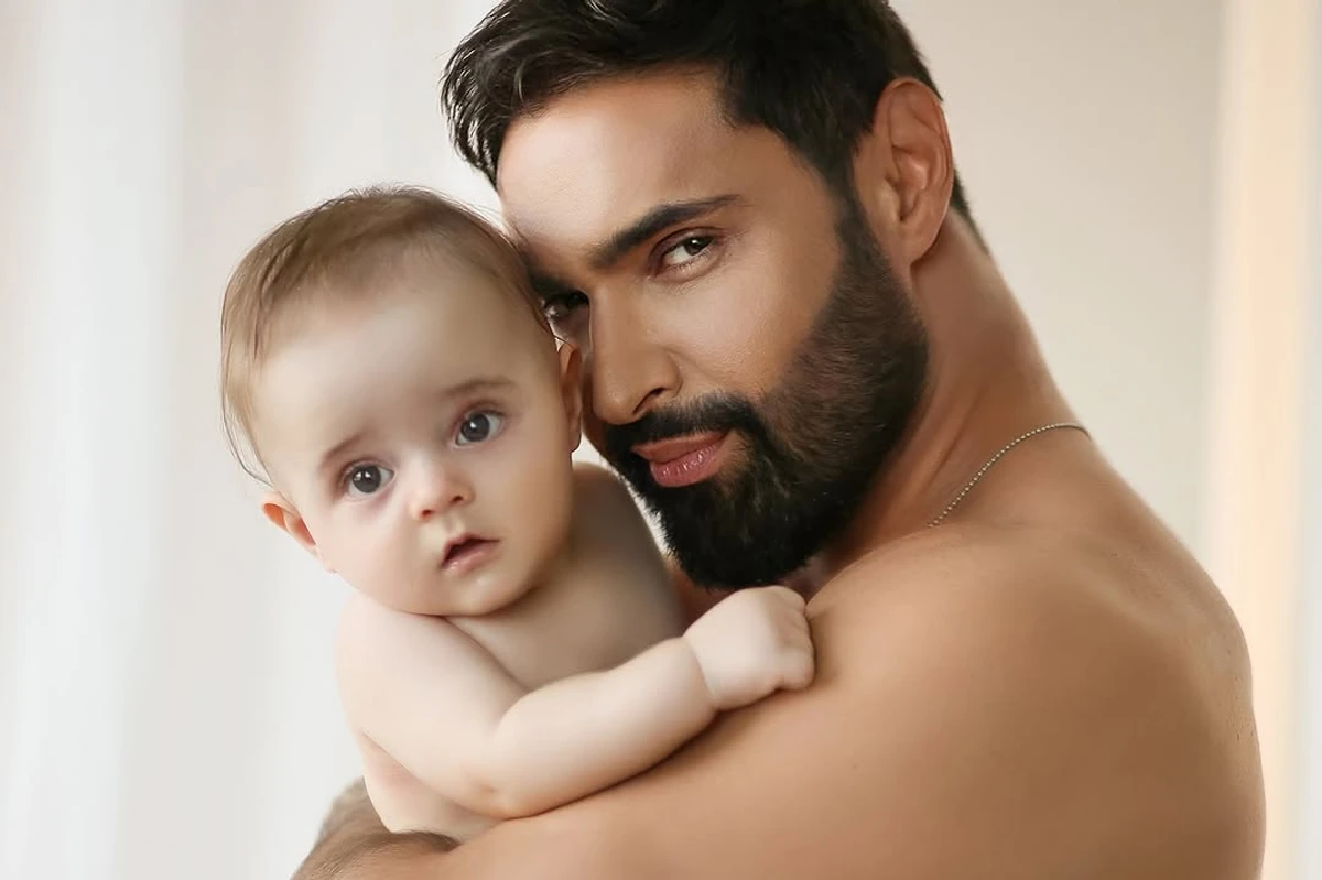 Віталій Козловський зі своїм сином Оскаром