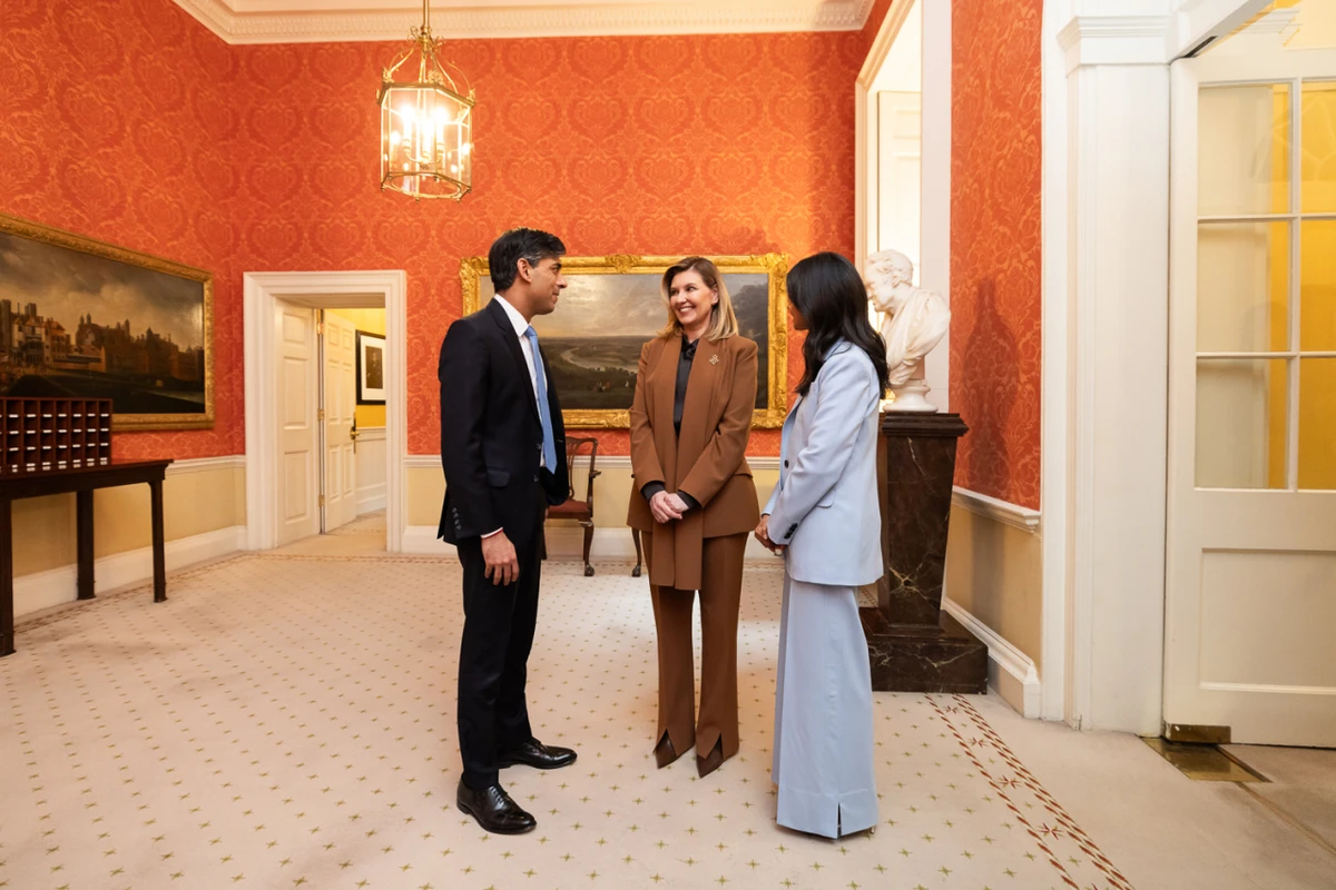 Вітав Олену Зеленську і прем'єр Ріші Сунак