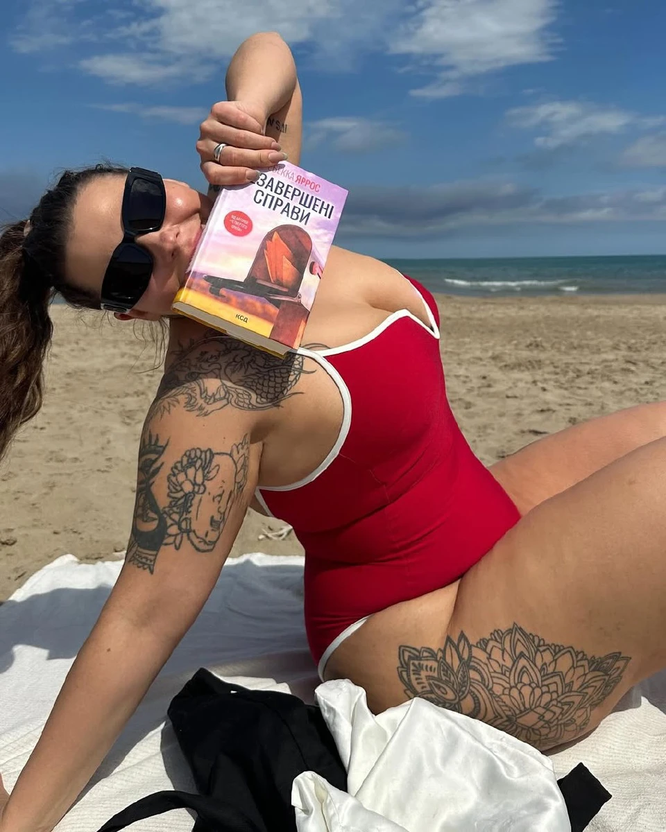 Заріцька в купальнику