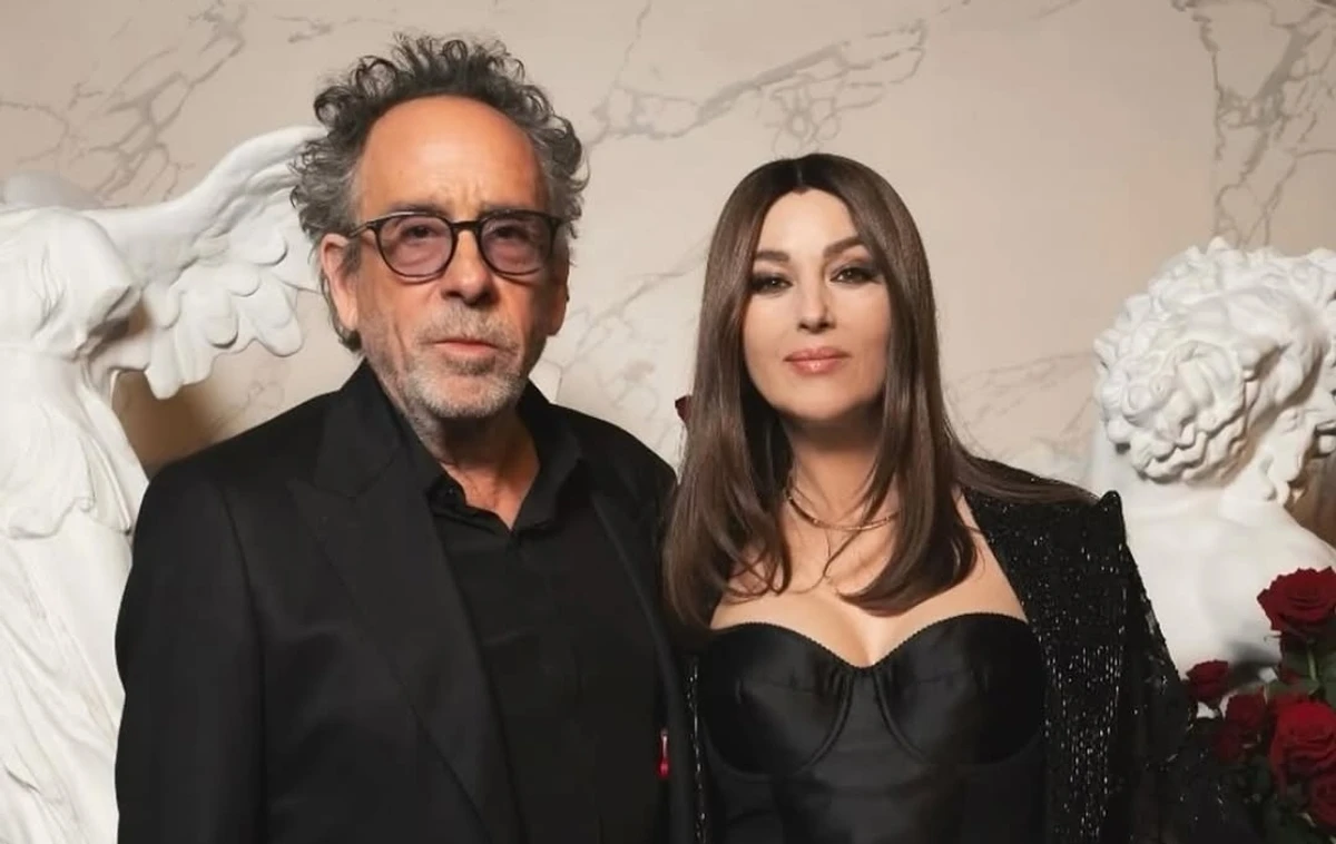 Тім Бертон і Моніка Белуччі