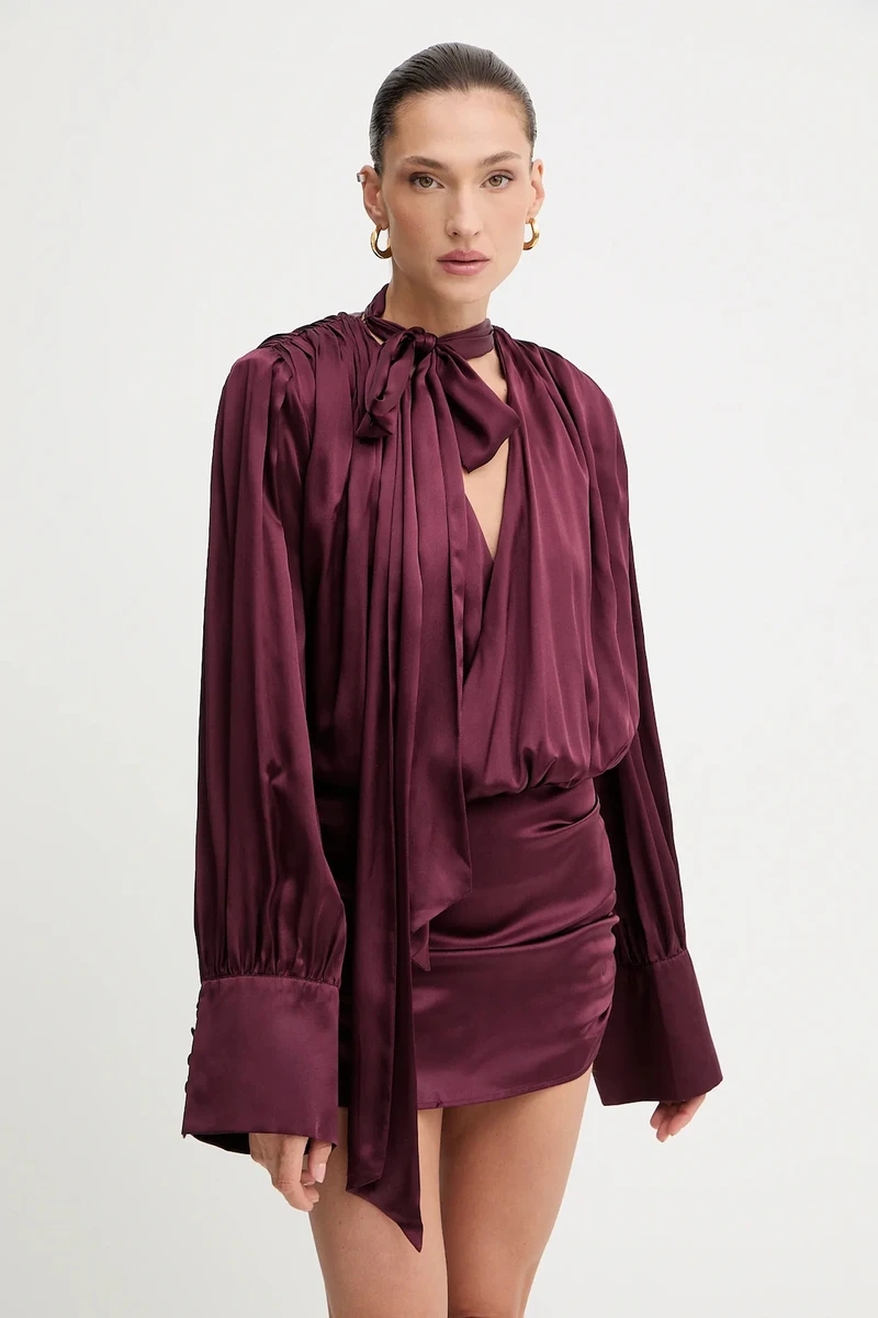 Сукня бургунді