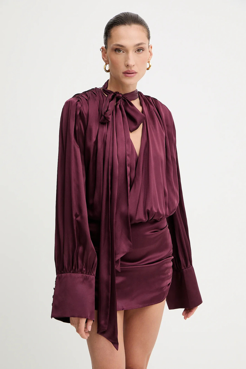 Сукня бургунді