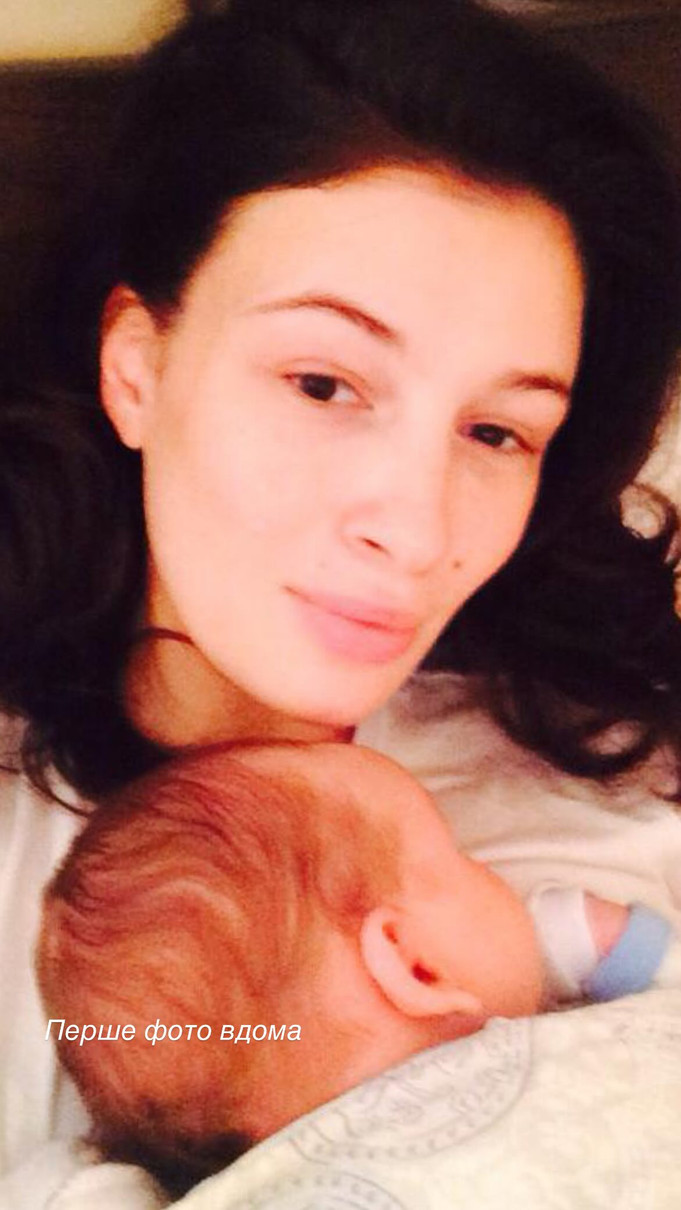 Анастасія Приходько показала новонародженого сина