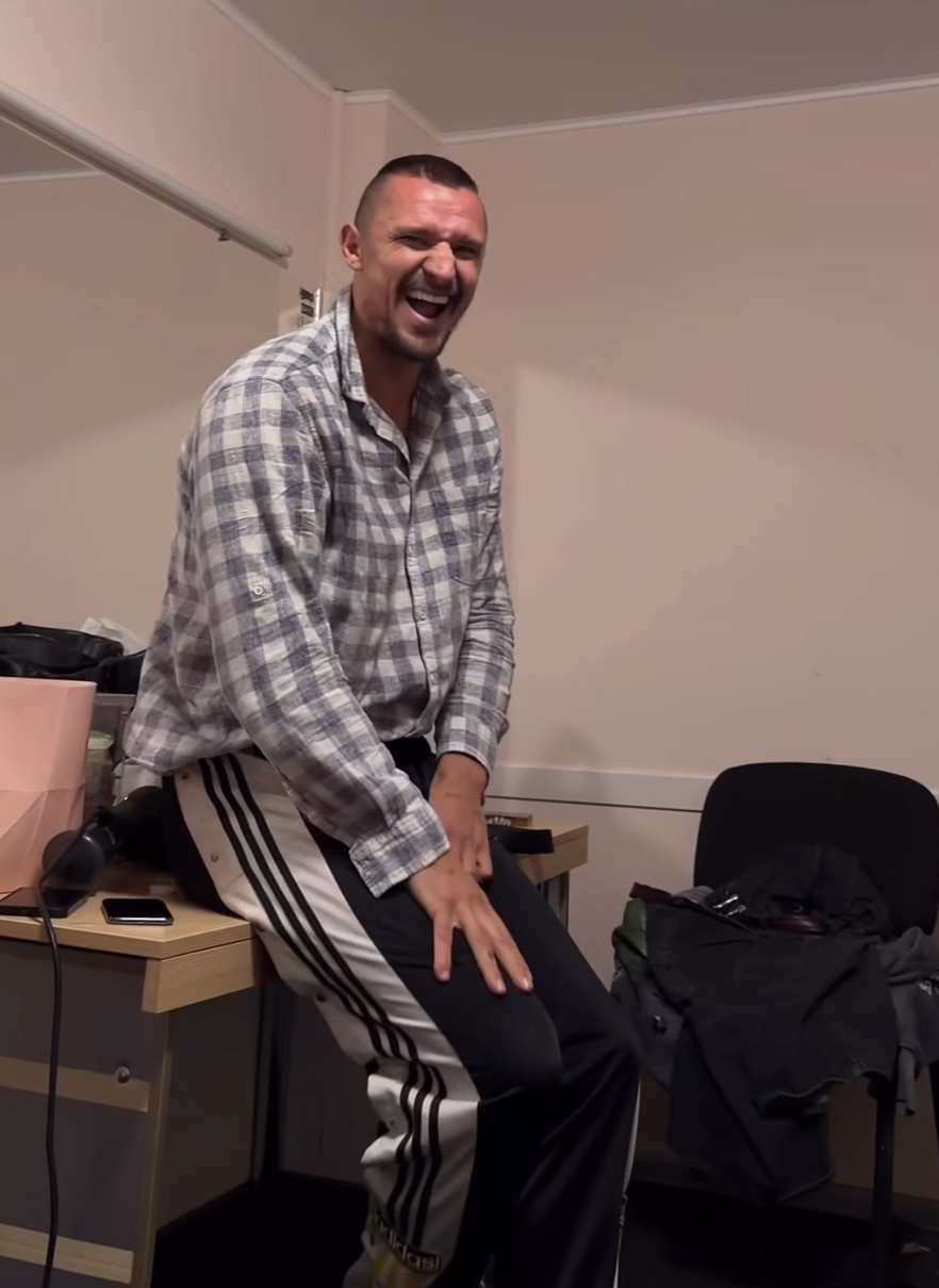 Цимбалюк показав, як присідав із Сумською на спині