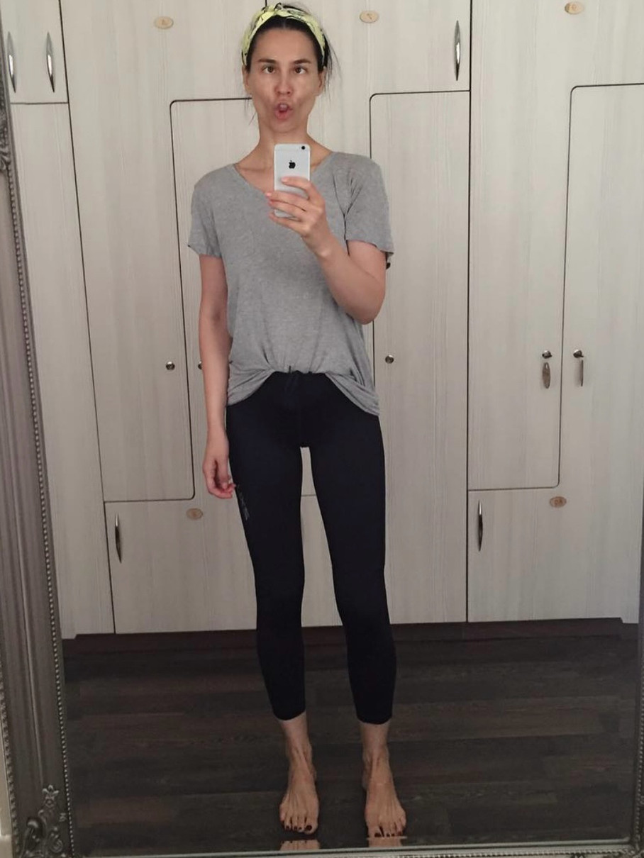 Схоже, зараз 46-річна Маша у такій самій або навіть кращій формі, ніж 10 років тому 