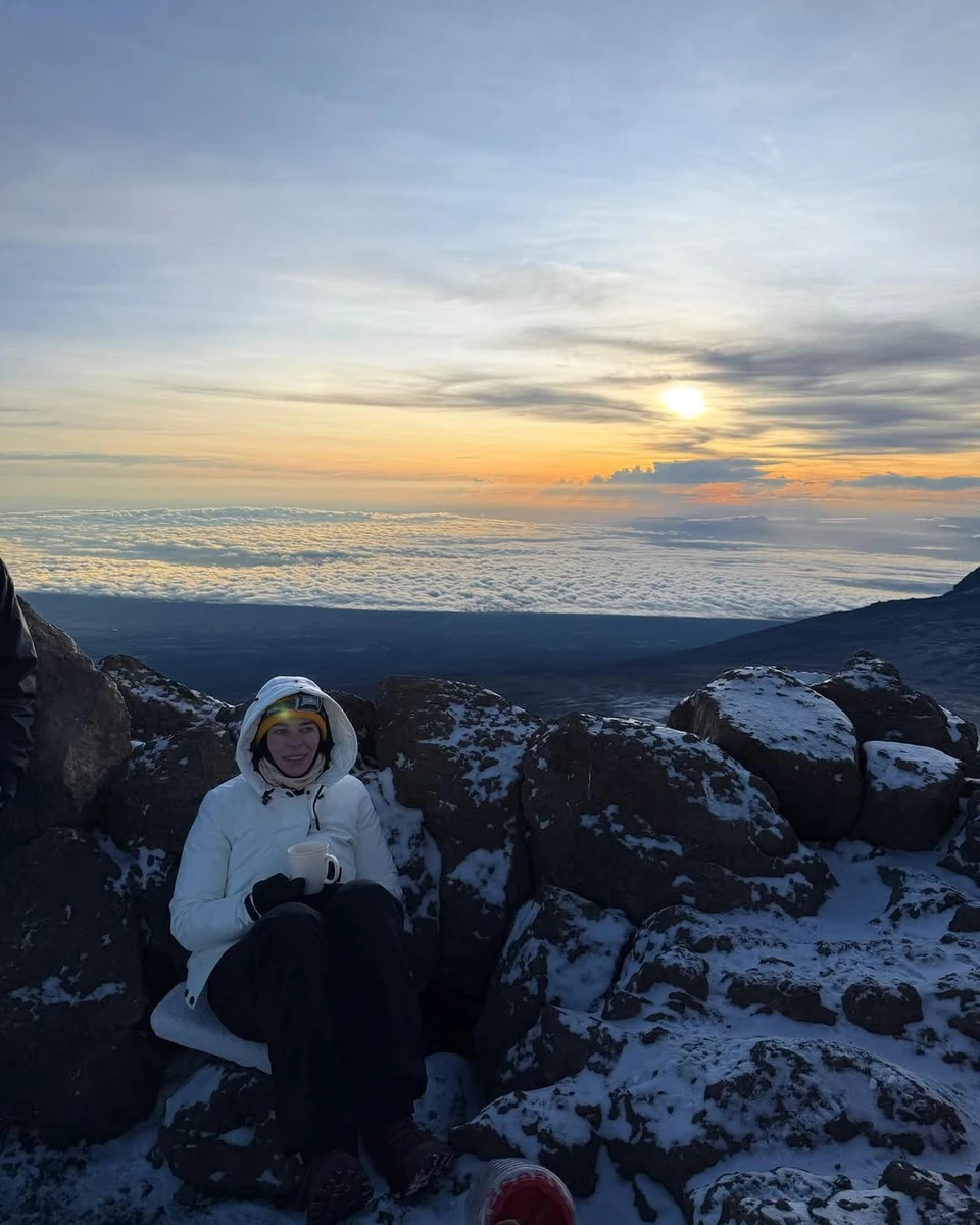 Анна Неплях піднялася на Кіліманджаро