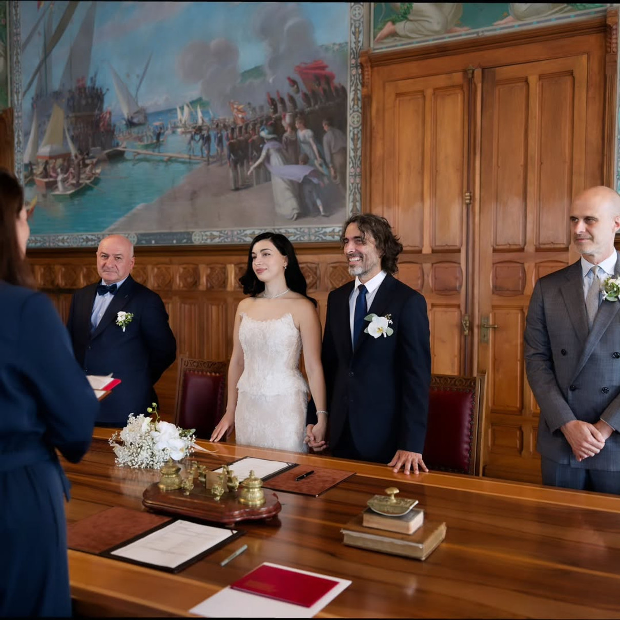 Син Софі Лорен розписався з коханою у Женеві