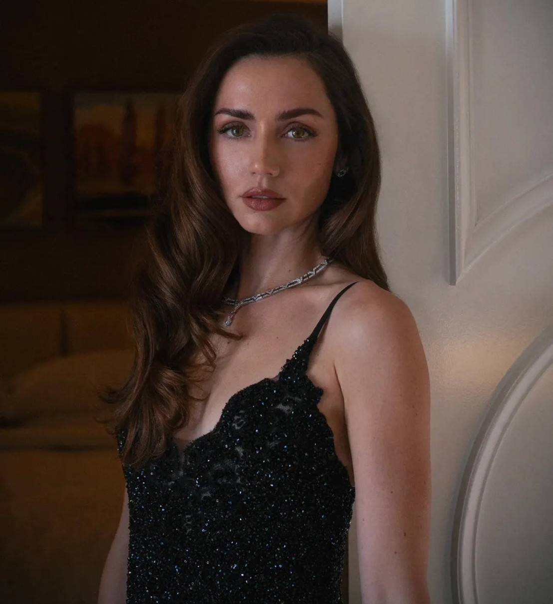 Ана де Армас у блискучому луці на Золотому глобусі