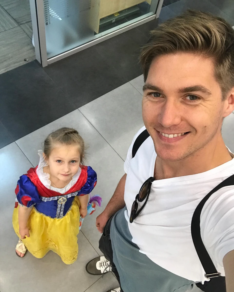 Остапчук з донькою