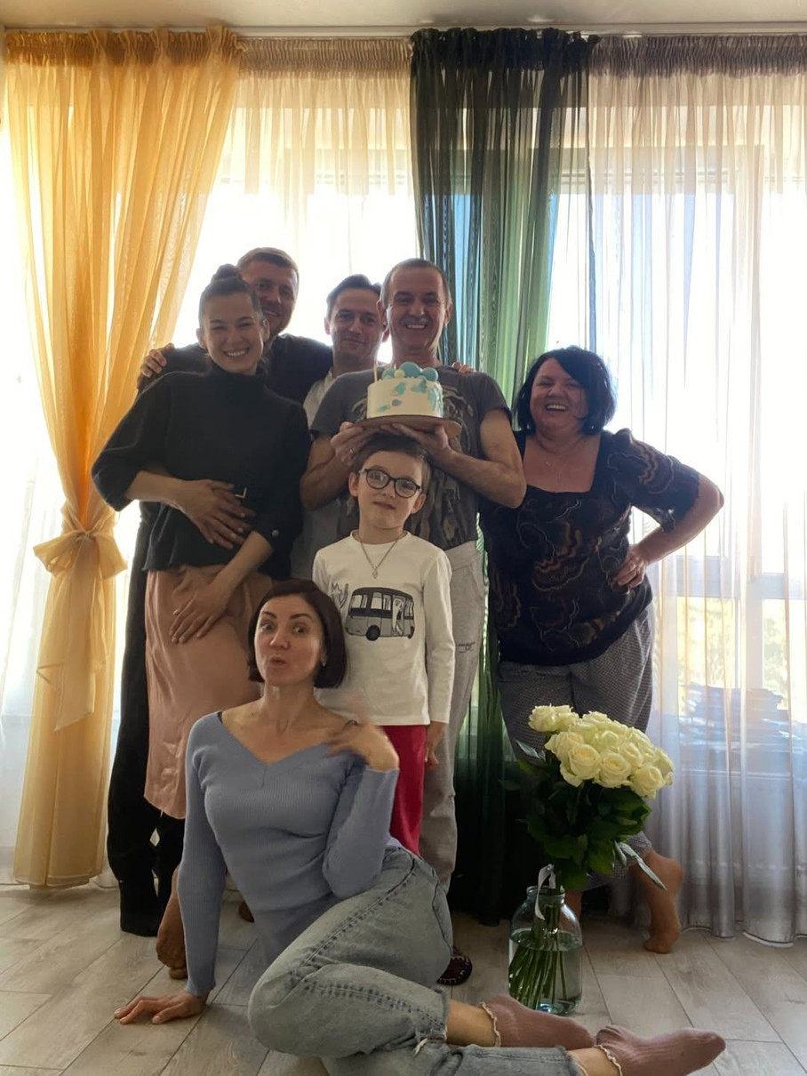 Оля Цибульська і її родина