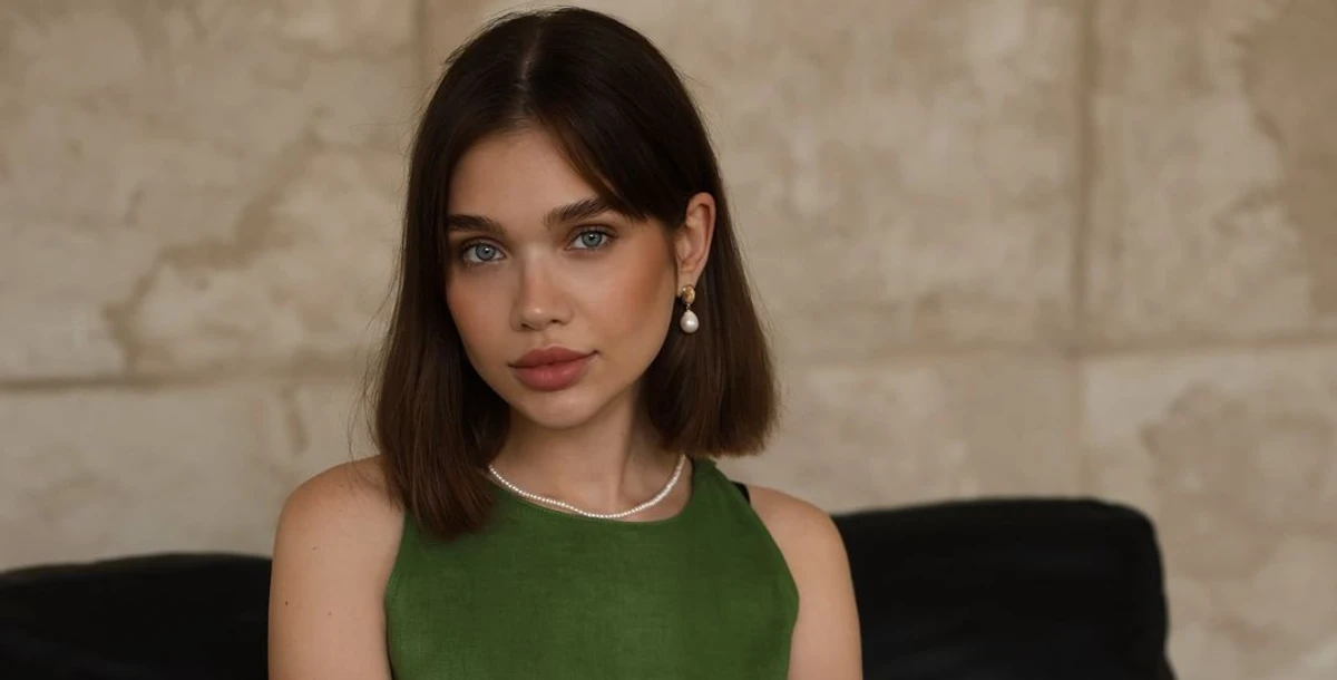 Саша Бо позує для фото