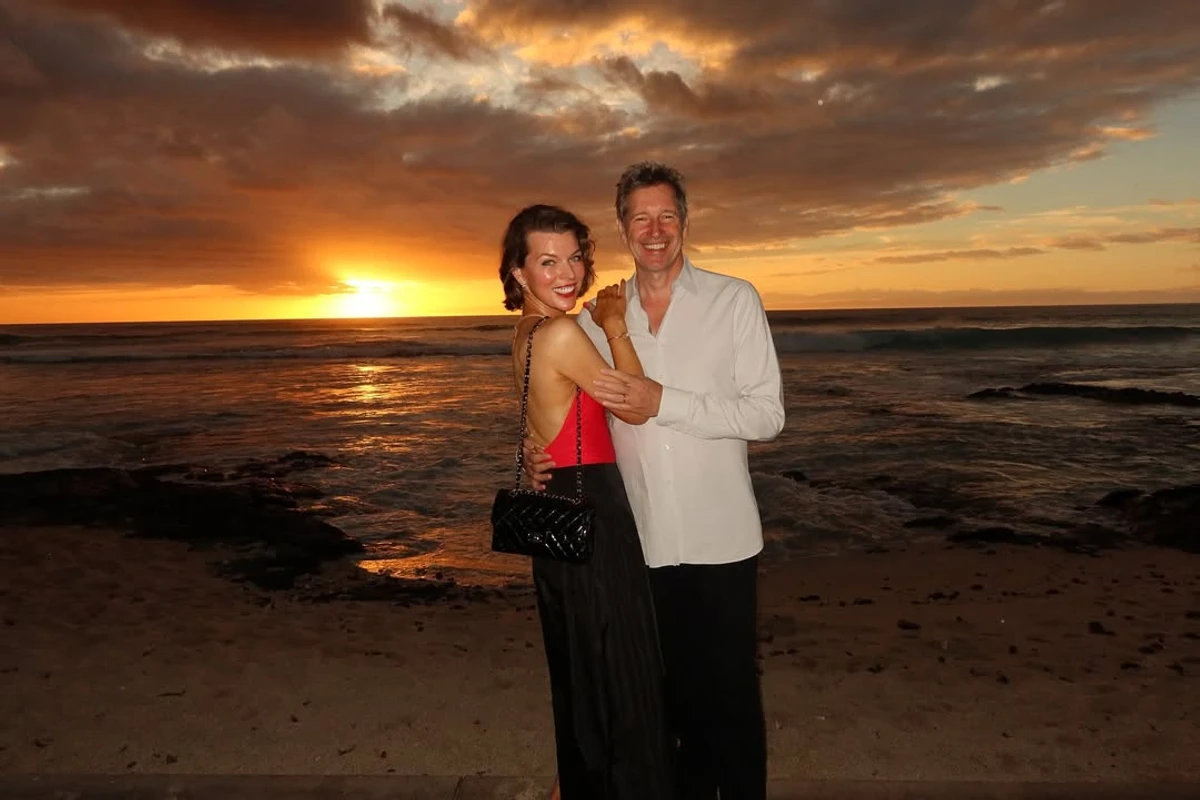 Мілла Йовович ніжно привітала чоловіка з річницею весілля