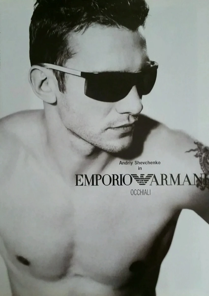 Андрій Шевченко в рекламній кампанії Emporio Armani