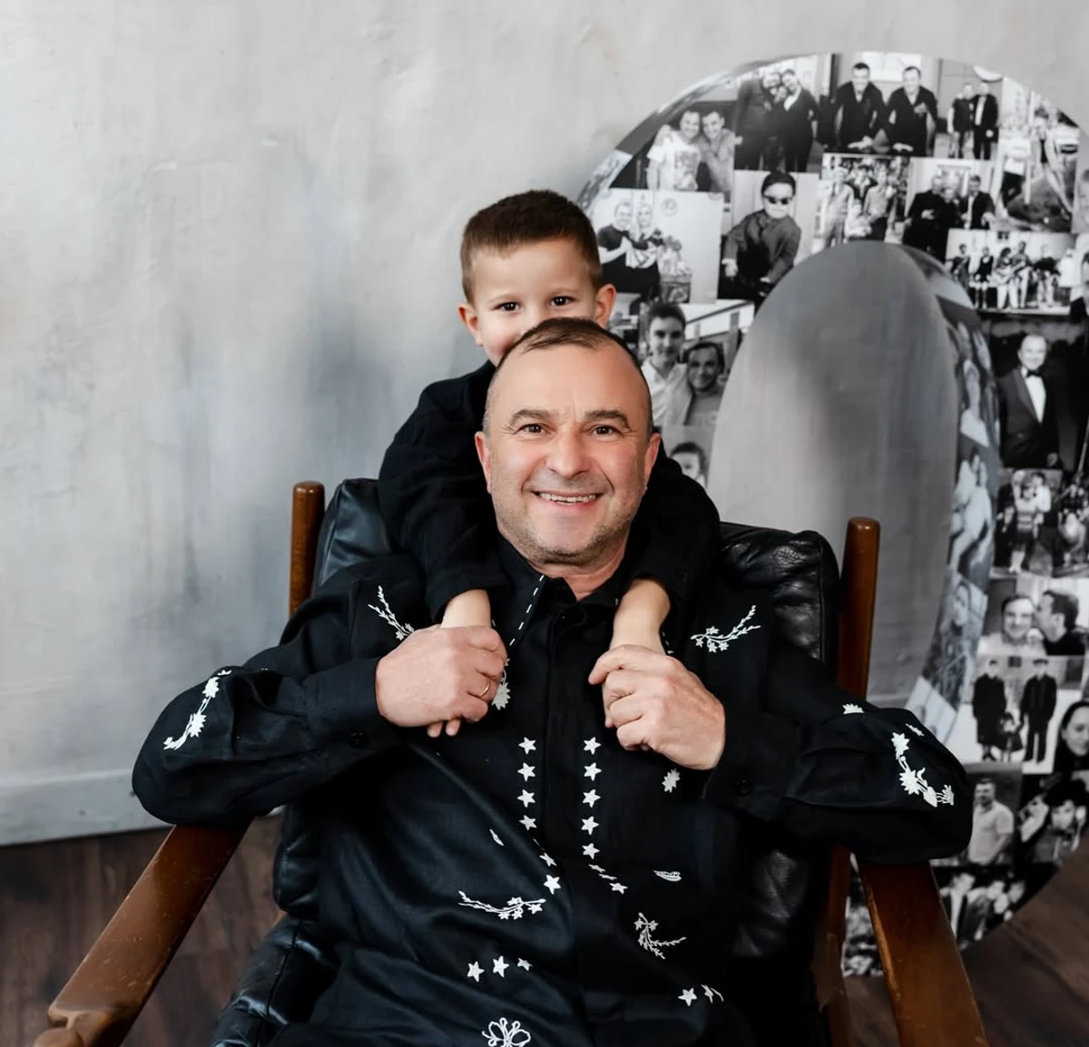 Віктор Павлік попозував з синочком на руках