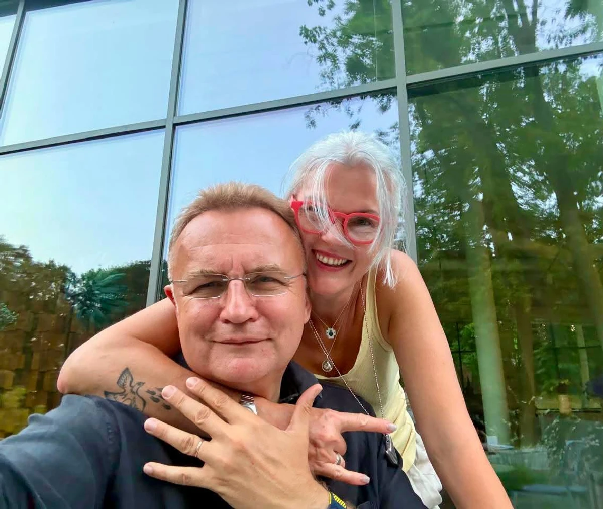 Мер Львова з дружиною