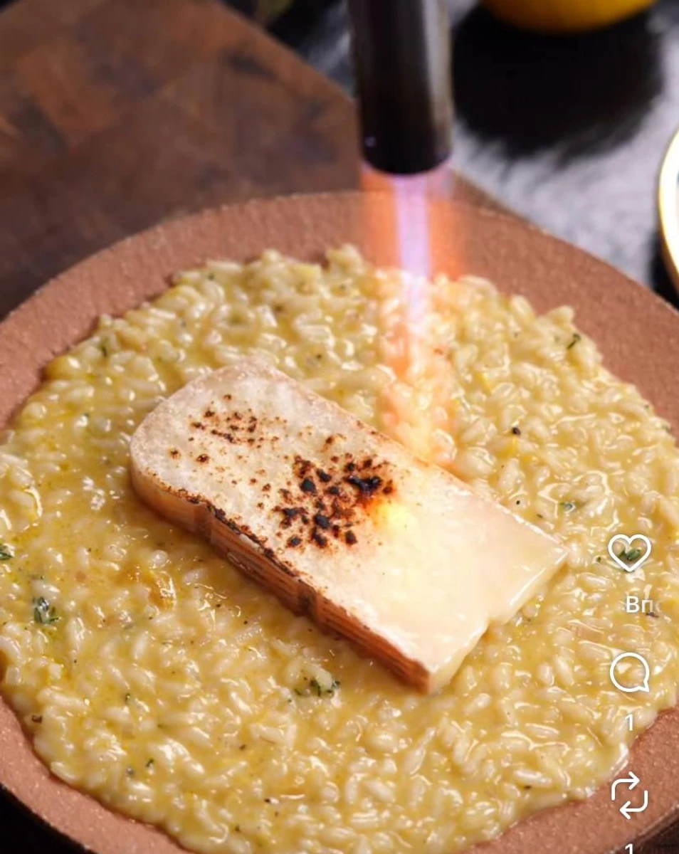 Різзото з цедроб лимона та сиром - рецепт від Кацуріна