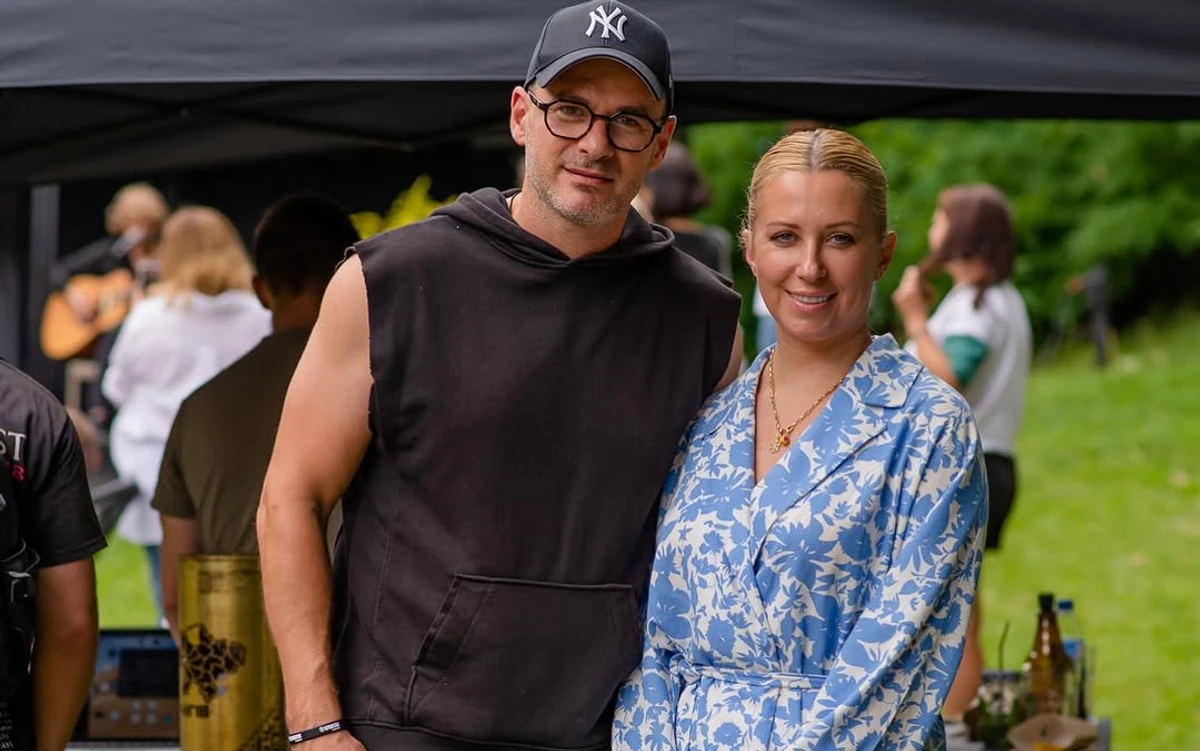 Тоня Матвієнко зі своїм чоловіком Арсеном Мірзояном