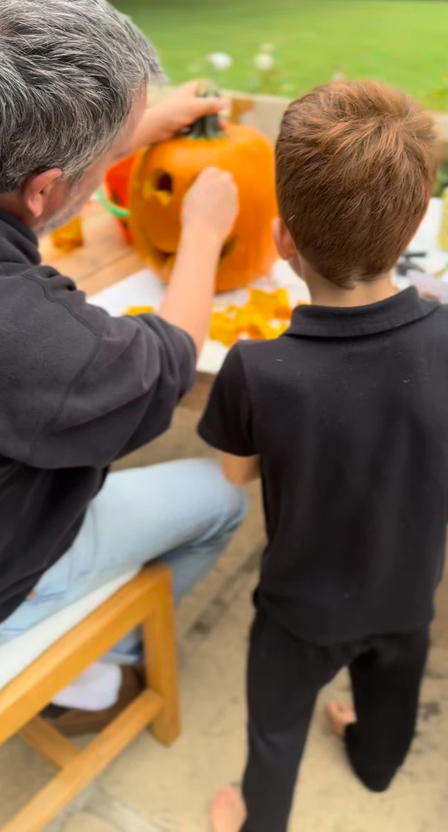 Принц Гаррі та Меган Маркл повчили сина вирізати гарбуз