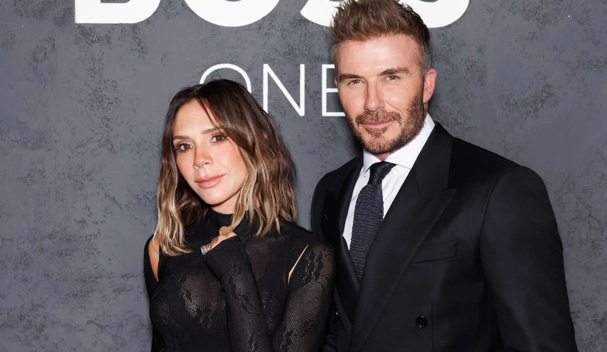 Девід та Вікторія Бекхеми позують для фото