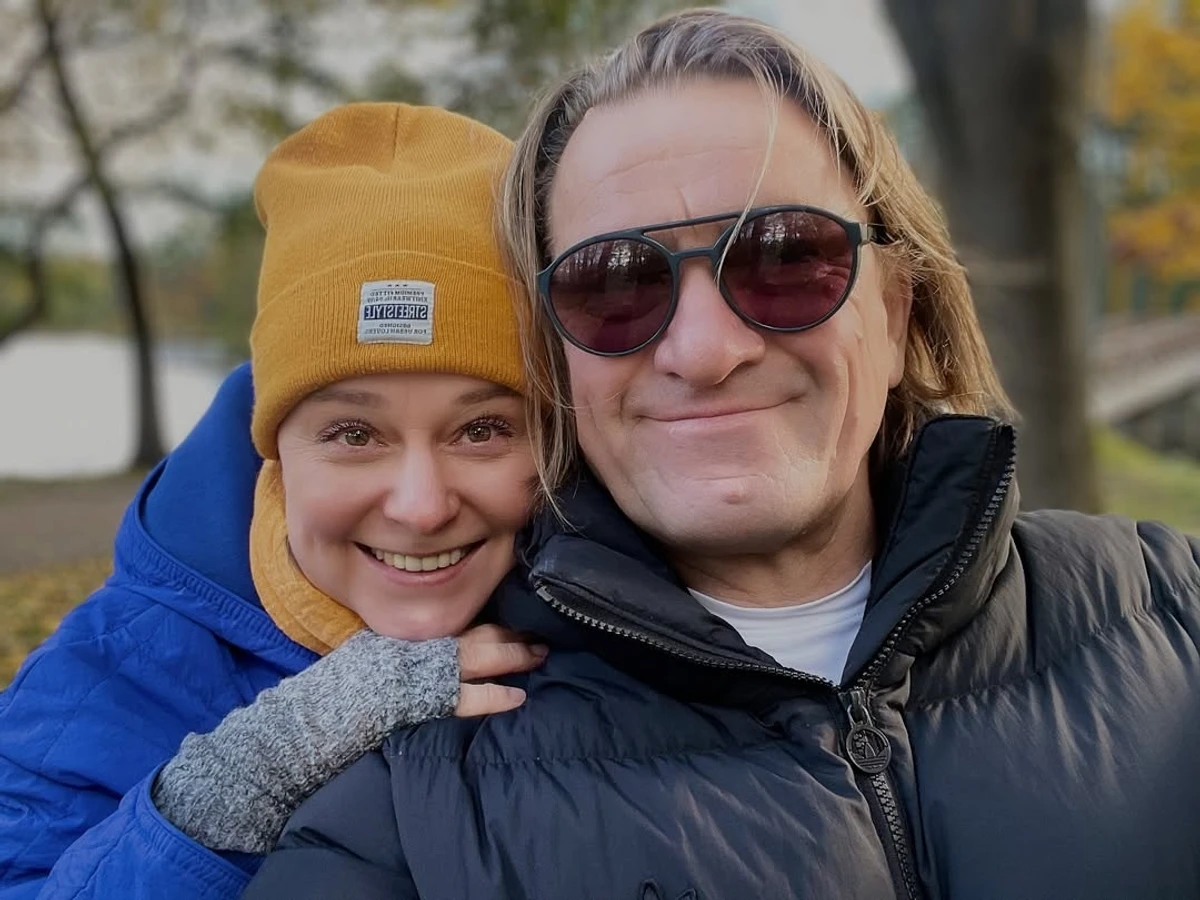 Віталіна Біблів та її чоловік