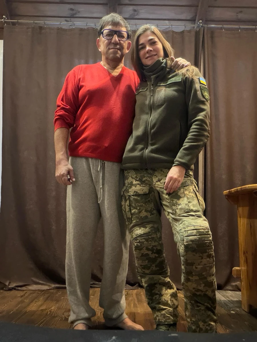 Корогодський з дочкою Лізою