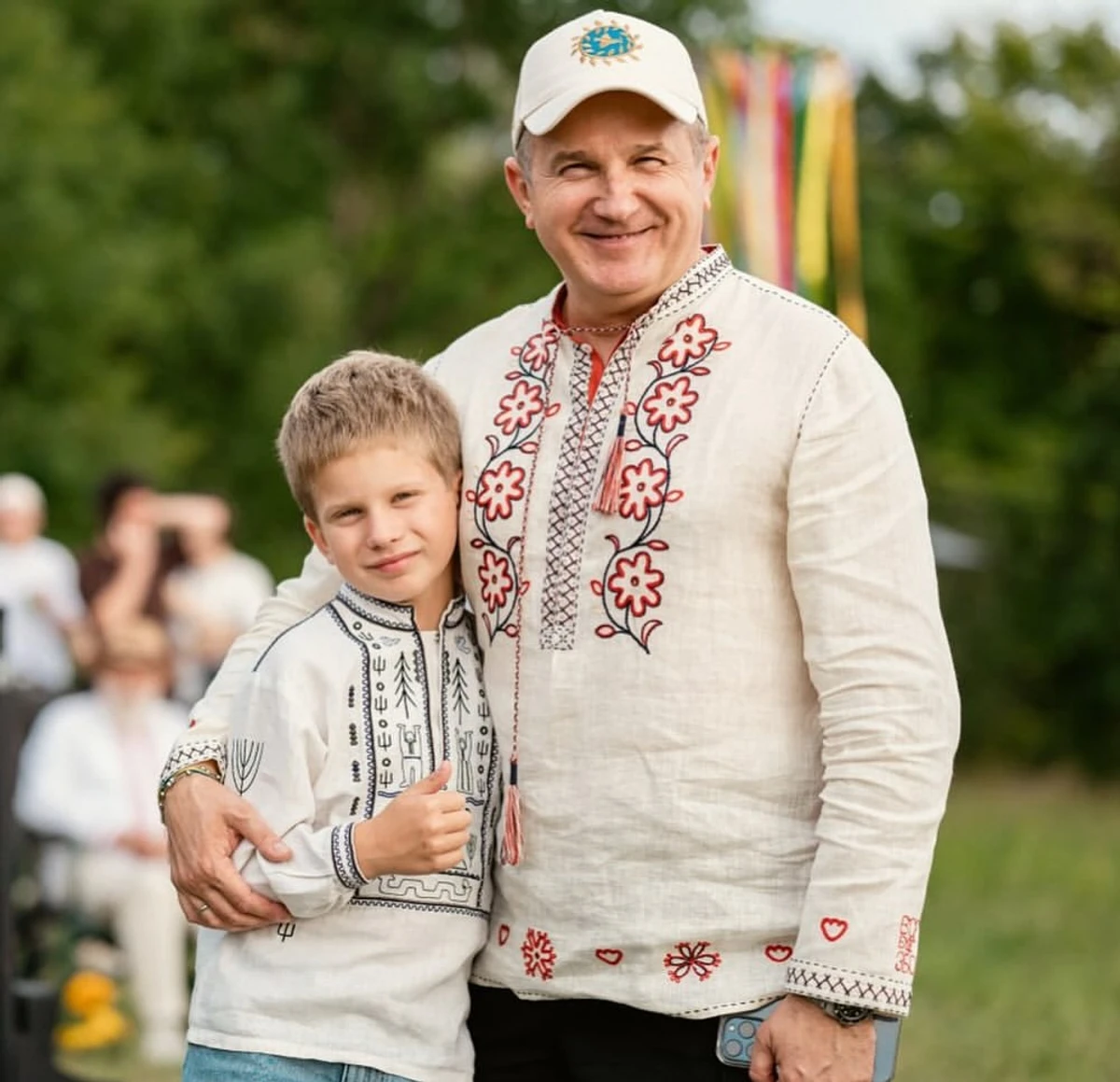 Юрій Горбунов і його син від Осадчої