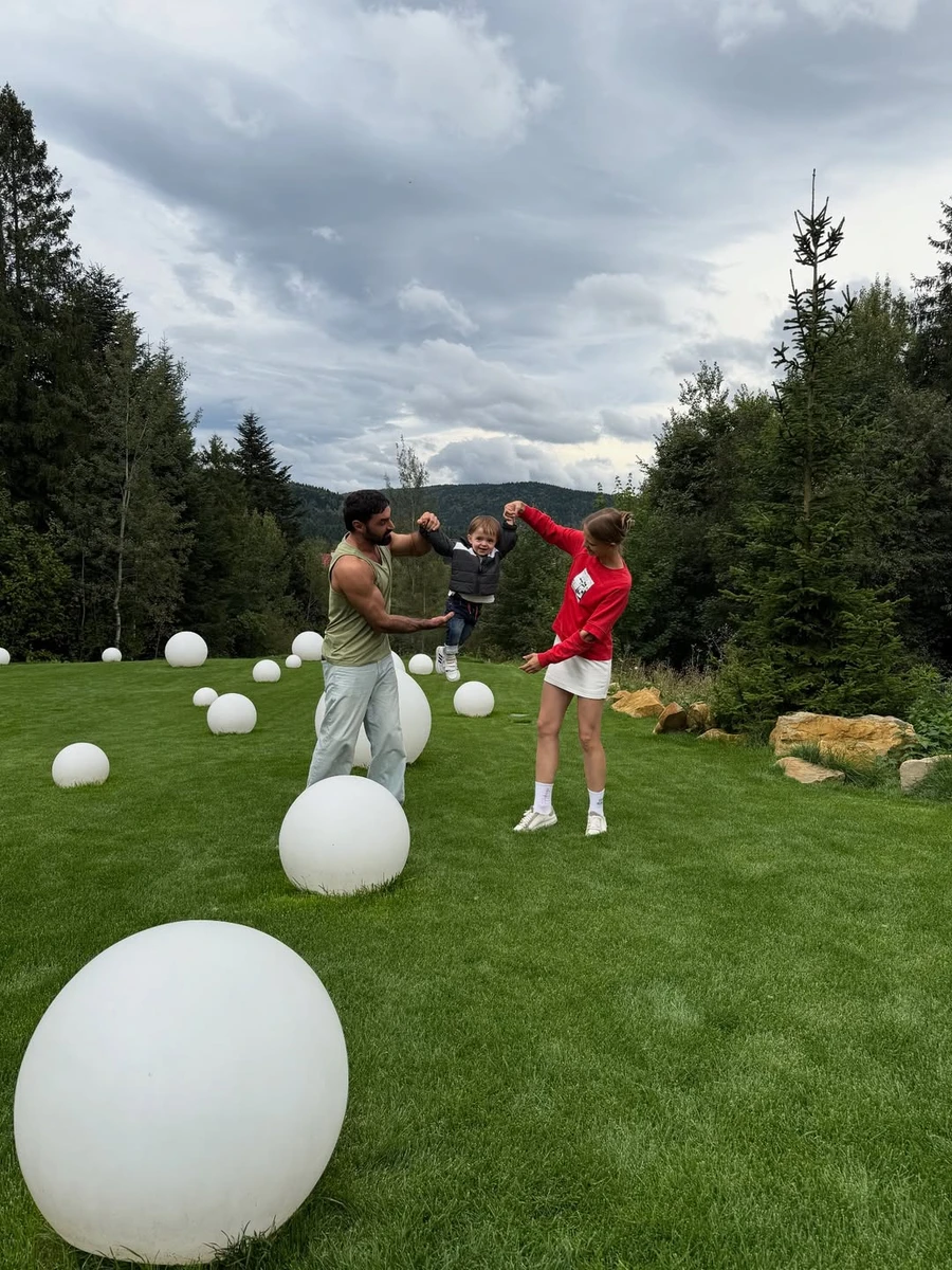 Віталій Козловський на відпочинку з родиною