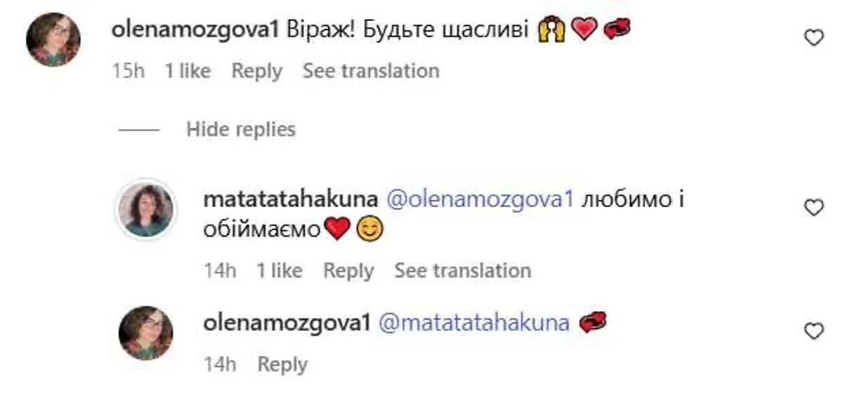 Коментар Мозгової