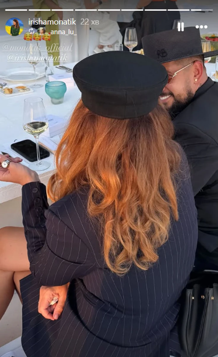 Ірина Монатік з чоловіком на модному івенті