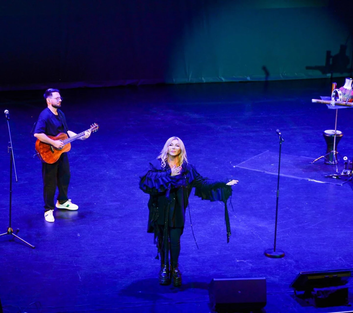 Ірина Білик на концерті