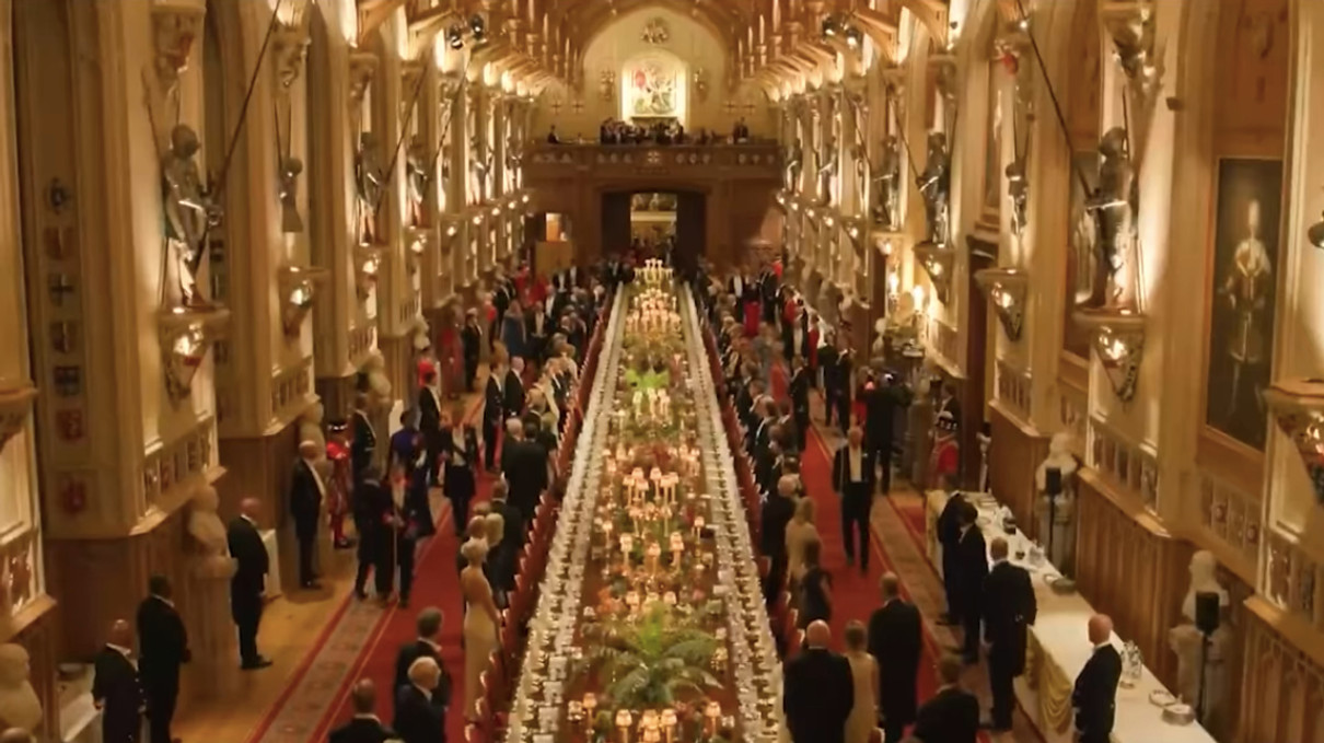 Королівська родина влаштувала вишуканий банкет для Трампа