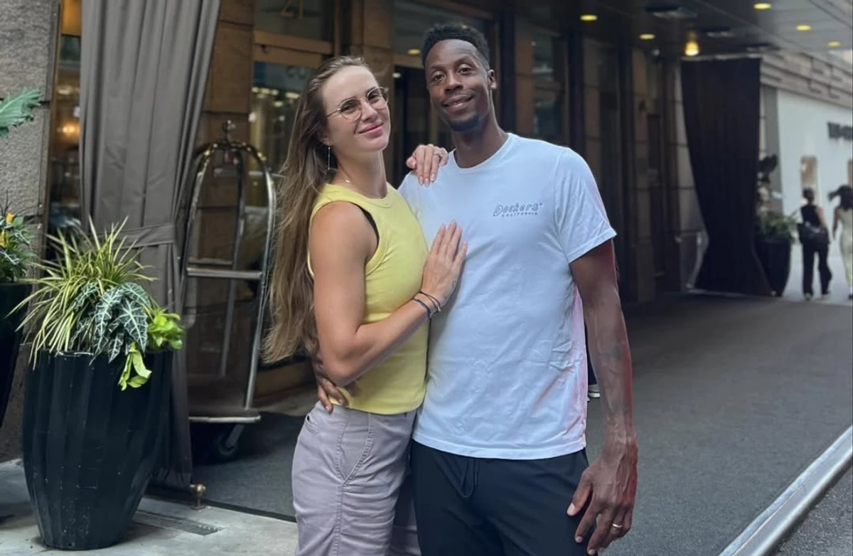 Еліна Світоліна та Гаель Монфіс