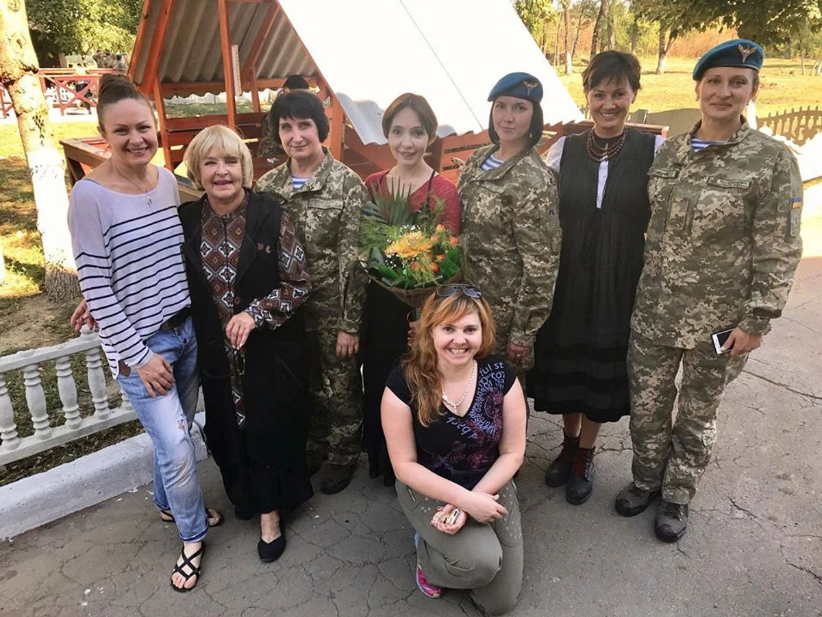 Лариса Руснак з військовими
