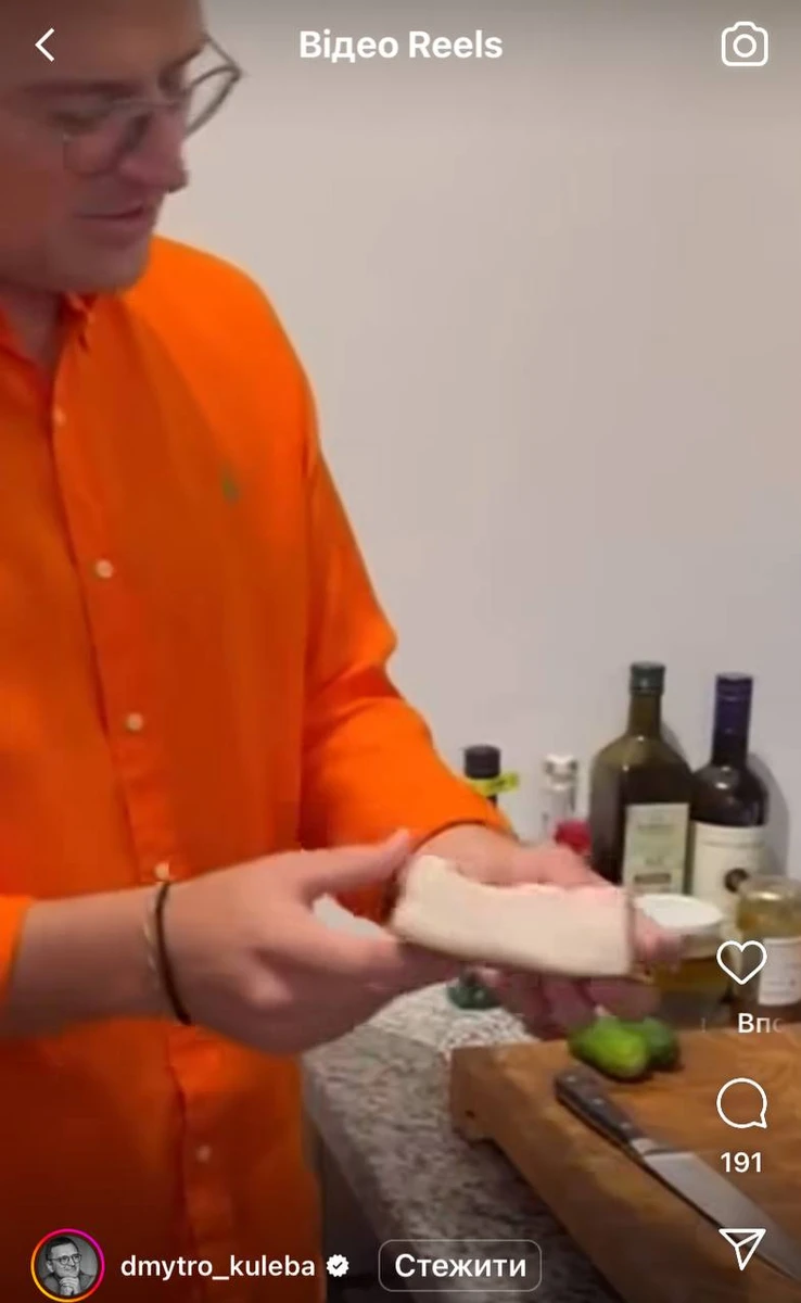 Дмитро Кулеба показав, як готує сніданок